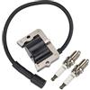 Ewillownm Compatibile con il modulo bobina di accensione 12 584 04-S con candela per tosaerba Kohler CV11 CV12.5S CV13S CV14S CV15S CV15ST