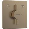 hansgrohe DuoTurn Q - Rubinetto per doccia incasso per 2 utenze, Miscelatore monocomando per iBox universal 2, bronzo spazzolato