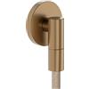 hansgrohe FixFit Fine S - Uscita doccia a muro, Raccordo tubo doccia con valvola antiriflusso, Connettore tubo doccia, bronzo spazzolato, 28882140