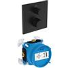 Ideal Standard Set di raccordi, composto da Ceratherm C100 termostato da bagno e EASY-Box Kit da incasso 1 - Nero Opaco
