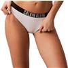 Calvin Klein Donna Slip Bikini a Costine, Bianco (Classic White), M