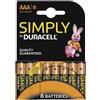 DURACELL MINISTILO AAA SIMPLY - BLISTER 8 BATTERIE LR03/MN2400-MELDU033