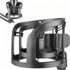 Musiin Microphone shock mount, microphone anti-vibration suspension adapter clamp compatible with Rode NT1, NT1-A, K2, XDM-100, CAD Audio GXL1800 microphone stand clamp (black)