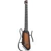 Donner HUSH C Chitarra da Viaggio con Corde in Nylon, Chitarra Elettroacustica, Ultraleggera per Esercitarsi in Silenzio con Presa Cuffie, Accordatore Integrato e Custodia, Sunburst