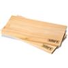 Weber Tavolette in legno di cedro rosso occidentale, grandi / accessorio BBQ per affumicatura naturale, aroma dolce con note di fumo delicate, 2,2 x 15 x 40 cm, confezione da 2