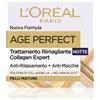 L'oreal Italia Div. Cpd L'Oreal Age Perfect Crema Notte Trattamento Rimagliante Collagen Expert per Pelli Mature 50 ml