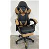 SEDIA DA GAMING, PELLE SINTETICA, CON ROTELLE CUSCINO SUPPORTO E CON POGGIAPIEDI