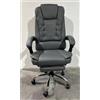 SEDIE DA UFFICIO WS1494 CON BASE IN FERRO-PELLE SINTETICA DA SCRIVANIA IMBOTTITA 75x28x58.5cm