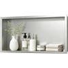 Bernkot Nicchia a Parete Nicchia Doccia Mensola Bagno 60x30 cm Acciaio Inox, Satinata