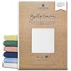 Formesse, lenzuolo con angoli in jersey, modello Bella Gracia, Cotone Jersey Elastan, bianco, 140x200 - 160x220 cm