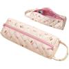 VOOSFSIE - 1 pz. Borsa da viaggio portatile con motivo floreale per asciugacapelli, borsa da viaggio leggera per accessori per capelli, custodia protettiva e organizer per la maggior parte degli asciu