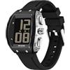 BIEWO Orologio digitale per uomini anziani, grande quadrante per anziani, orologio parlante facile da leggere, orologio da polso impermeabile per sport all'aperto, Cinghia