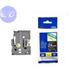 BROTHER NASTRO BIANCO su NERO 24mm x 8mt LAMINATO TZe355 ORIGINALE - TZE-355
