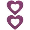 Ouch! ADHESIVOS PARA PEZONES HEARTS LILA