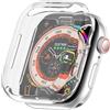 BAIDIYU Cover Compatibile con Apple Watch Series 10 46mm, TPU Sottile e Morbido, Antigoccia, Antigraffio, Orologio Cover Compatibile con Apple Watch Series 10 46mm.(Bianco trasparente)