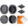 K&F Concept 2pack Tappo Corpo e Coperchio Posteriore per Obiettivo Compatibile con Minolta SR-2 SR-7 SR-T 101 XK XM X-1 XE-5 XE XE-1 XE-7 XD-7 XD-11 XG-M X-500 X-570 X-700
