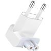 TECHZOCO Adattatore di Corrente per Alimentatori Compatibile con Apple, Sostituzione per Adattatore di Corrente Compatibile con Macbook, iPhone, iPad, Connessione Europea