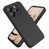 YiKaDa - Cover per Redmi Note 14 4G (Non per Note 14 5G) & [2 Pack] Pellicola Protettiva in Vetro Temperato, Custodia Liquid Silicone Leggero - Nero