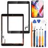 LADYSON Touchscreen per iPad Air 1 1st 9.7 2013 Digitizer Schermo per iPad 5 A1474 A1475 A1476 Touch Screen Sostituzione Kit de Riparazione con Home Buttone (Non LCD Display) (White)
