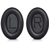 INF Cuscinetti auricolari per Bose QuietComfort 15 QC2 QC25 Ae2 Ae2i Ae2w SoundTrue & SoundLink cuffie (1 paio nero)