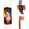 ULANZI GL01 Luce per telefono, Phone selfie light quadrati con asta regolabile a 45°, 2500K-6500K, Luce fotografica portatile per riprese nightout, Compatibile con iphone 17/16/15 non promax