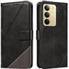 XINNI Cover per Realme C75 4G/Realme 14X 5G Custodia, Cellulare Libro Antiurto Flip Pelle PU/TPU, Portafoglio Flip Magnetica Case, Nero