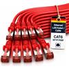1aTTack.de 10x 2m - Cavo di rete Cat 6 cavo patch Cat6 RJ45 SFTP - rosso