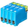 Go Inks 4 cartucce d'inchiostro ciano compatibili con T2992 (serie 29XL) per Epson XP-255 XP-257 XP-332 XP-335 XP-342 XP-345 XP-352 XP-355 XP-432 XP-435 XP-442 XP-445 XP-452 XP-455 (4 pezzi Contenuto