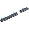 Generico Compatibile con Samsung Galaxy S21+ / S21 Ultra G996B KIT TASTI nero ESTERNI LATERALI TASTINO ACCENSIONE power ON OFF + PULSANTE controllo VOLUME side keys