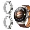 GIOPUEY [2 Pezzi Cover per Huawei Watch 4 PRO, Soft TPU, Shock Resistant, Huawei Watch 4 PRO Custodia - Silver+Silver