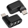 ASHATA Hub USB, hub USB 2.0 a 3 porte Mini splitter USB portatile di estensione ad alta velocità Adattatore multi hub USB per PC portatile, desktop, PS3, PS4, Xbox, MacBook, ecc.