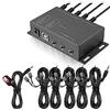 baolongking Bolongking sistema ripetitore a infrarossi IR ripetitore IR nascosto sistema a raggi infrarossi telecomando Extender kit con 1 ricevitore 10 emettitore spina EU