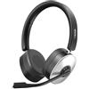 Wantek Cuffie Bluetooth con Microfono,Cuffie Wireless con Dongle USB, Microfono con Riduzione del Rumore, Pulsante Muto per PC Laptop Ufficio Smart Working Call Center Teams Zoom