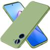 EASSGU Custodia per Realme 10 (4G) (6.4 Inches), Cover Morbida in Silicone TPU - Verde Matcha