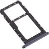 Generico Compatibile con ZTE Blade A51 Carrello Vassoio Alloggio SUPPORTO adattatore SLOT PORTA CARD carrello per SCHEDA SIM + vano Memoria Micro Sd (Nero)