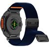 Niboow QuickFit 22mm Nylon Cinturino per Garmin Fenix 8/Fenix E 47mm/Fenix 7 Pro/Fenix 7/Fenix 6/Fenix 6 Pro, Traspirante Elastico Sportivo Cinturini per Garmin Descent G2/Tactix 8 47mm - Blu