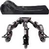 COMAN Treppiede professionale Dolly - Heavy Duty con gamba regolabile con ruote di bloccaggio e custodia per il trasporto compatibile con la maggior parte dei treppiedi, fotocamere,videocamere