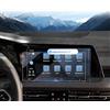 LUWU 2 Pezzi Compatibili con VW Golf 8 MK8 GTI GTD GTE 2020-2023 2024 Navigation Displayschutzfolie 10 Pollici Discover Pro Nano Pellicola Protettiva 6H Antigraffio Golf 8 Accessori