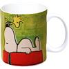 Logoshirt® Peanuts I Snoppy & Woodstock I Authentic Peanuts I Tazza da caffè in porcellana, 300 ml I Lavabile in lavastoviglie I In confezione regalo colorata I Design originale su licenza
