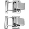 Yctze 2 Pezzi Custodia con Chiusura a Molla Chiusura a Levetta, Hardware in Acciaio Inossidabile per Armadietto, Cassetta degli Attrezzi e Porta con Stile Valigetta