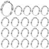 Songella Fascette Stringitubo a Orecchio Singolo 37.8-42mm Morsetto in Acciaio Inossidabile Fascette Stringitubo a Crimpare per Tubi 20 Pezzi