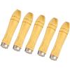 TopHomer 5 manici in legno per file con robusti collari in metallo, lunghezza 110 mm, adatti per lime da 15,2 a 20,3 cm di diverse forme