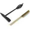 ELECTROMECANICA CANTABRIA ELCAN ELCAN 500gr piccone di saldatura e spazzola professionale per rimuovere le scorie di saldatura come un martello con lato del piccone, in acciaio pieno con trattamento termico