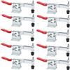 Easyhomie 10 pezzi GH-201-B tenditori per leva del ginocchio, sgancio rapido orizzontale, sgancio rapido regolabile per funzionamento a macchina, lavorazione del legno (capacità 220 lbs)