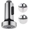 Guyode G1/2 Boquilla Grifo Cocina, 2 Modos Cabezal Grifo Cocina, Grifo Cocina Extraible para Ahorrar de Agua Chorro y ducha para Grifos Standard de Cocina Cromo Filetattura Maschio (Plata)