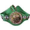 Generic WBC Boxing Champion Cintura per Adulti - Cintura Campione del Mondo in pelle verde con placche dorate e dettagli bandiera - Cintura regolabile premio pugilato per uomini, donne e collezionisti, Multi