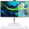 acer Aspire C27A-GRPL Computer Fisso All in One, Pc Desktop, Processore Intel Core 5 120U, Ram 16 GB DDR4, 512 GB SSD, Display 27 IPS FHD 120 Hz, Intel Graphics, WiFi 6, Webcam, Windows 11 Home