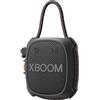 LG Electronics XBOOM Cassa Bluetooth, Speaker Bluetooth Portatile con Sound Boost(5W, Google, Siri,Alexa), Mini cassa karaoke DXG2TBK, Nero
