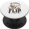 BBQ Grill Meat Lover Designs BBQ Grilling Barbecue Spatola Grill Chef PopSockets PopGrip Adesivo