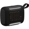 JBL Go 5 Speaker Bluetooth ultra‑portatile con potente JBL Pro Sound e bassi incisivi, pairing AirTouch, design impermeabile, 10 ore di autonomia, Nero